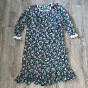 Vintage willow creek 100% cotton peasant dress cottagecore grandmacore floral